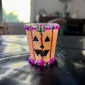 jack o lantern shot glass